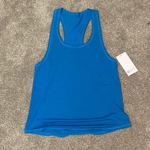 Cute blue athletic work out top